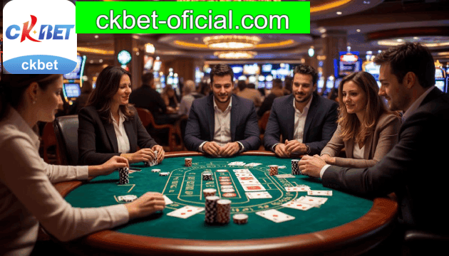 Tela inicial do app ckbet com catálogo de jogos e eventos